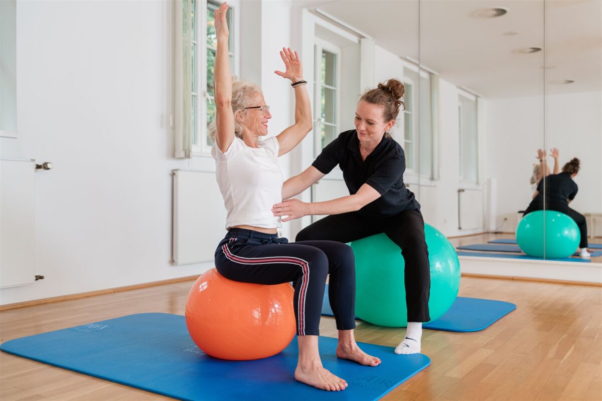 Rückenschule im Gräflichen Gesundheitszentrum